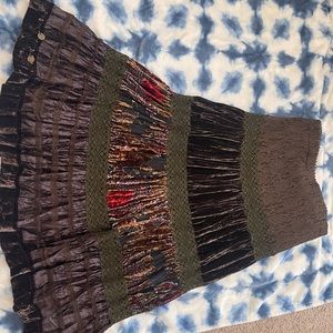 Grunge maxi skirt